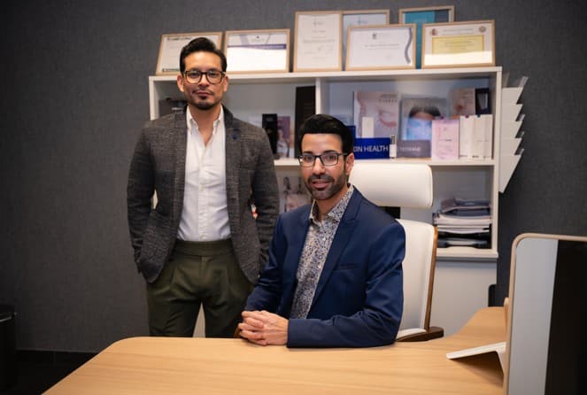 Dr. Daniel Sánchez Salvador y Dr. José David — dirección médica